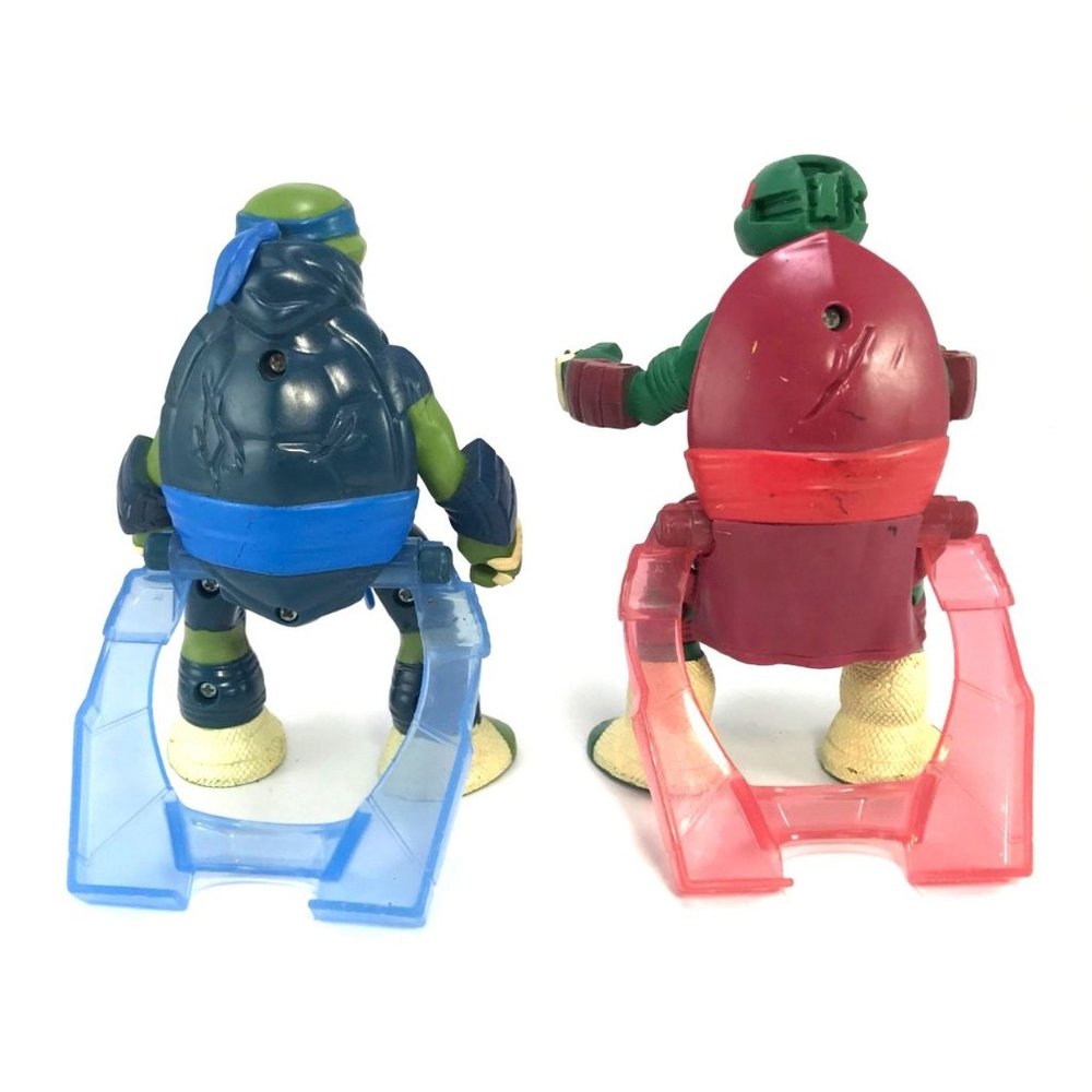 Teenage Mutant Ninja Turtles Flip-Up Leonardo & Raphael Viacom 2013 - Picture 3 of 4